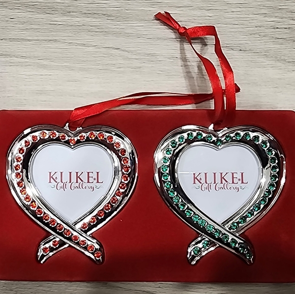 New Christmas Ornament Heart Frames - Picture 2 of 8